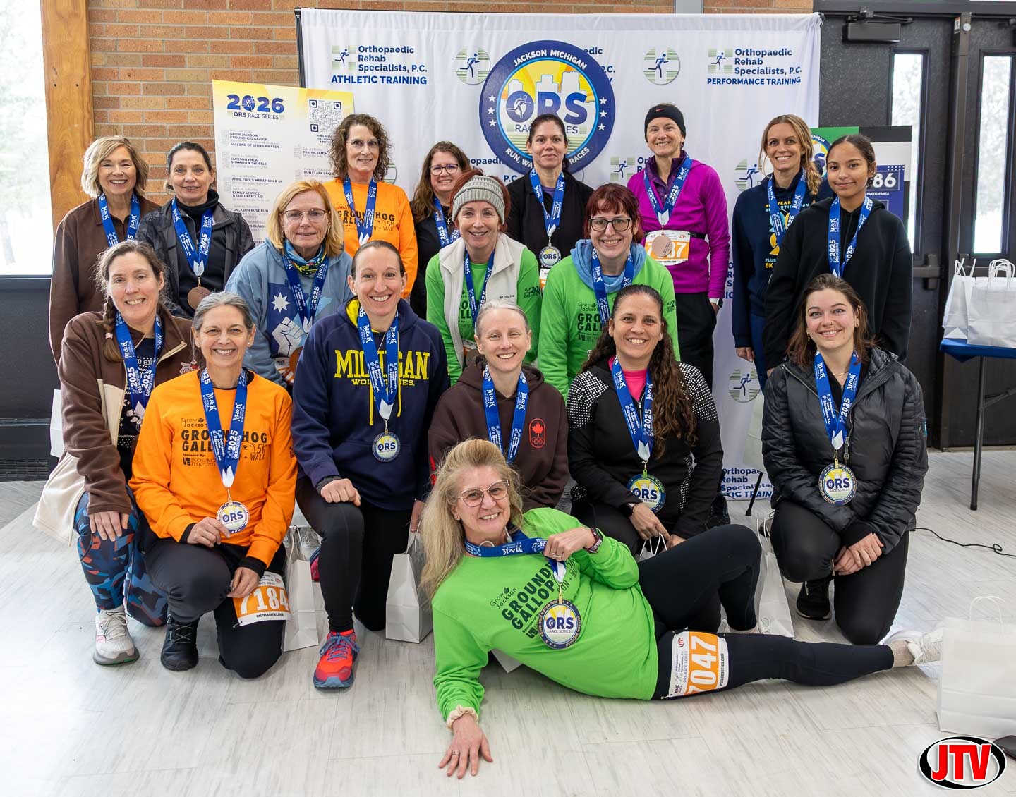 Award Winners at the Groundhog Gallop race and end of series awards