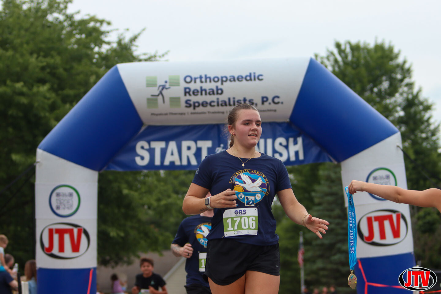 Finish Line at the Traffic Jamin 5k 2026